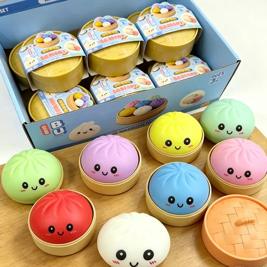 Colorful Squishy Dumpling Toy